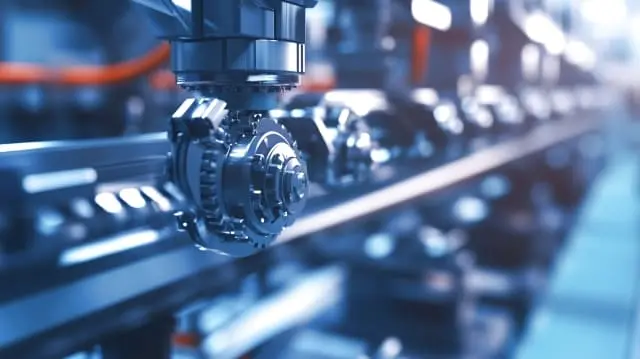 Machine assembly area